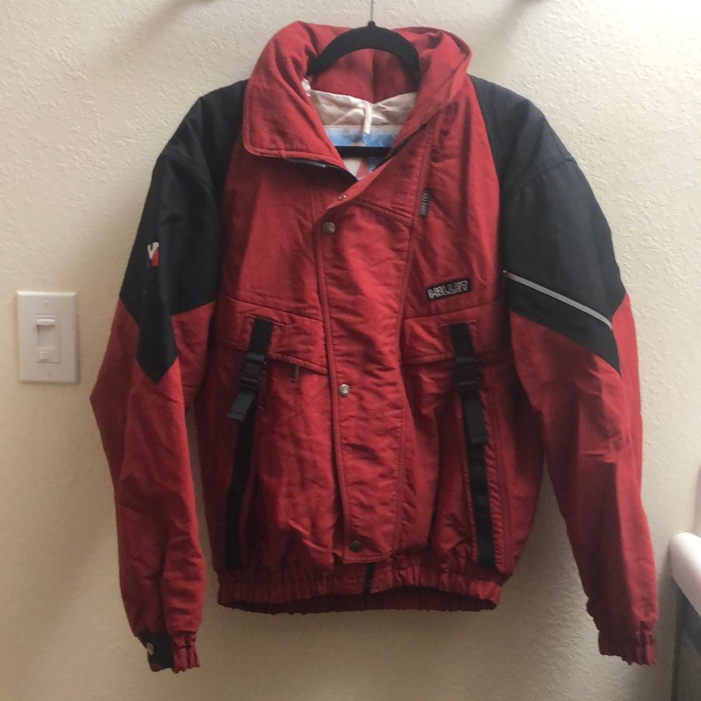 Vintage Millet Goretex cargo pocket bomber ski jacket